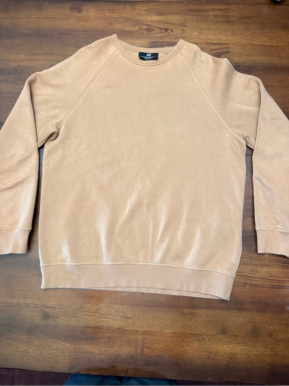 H&M Regular Fit Crewneck Sweatshirt - Tan